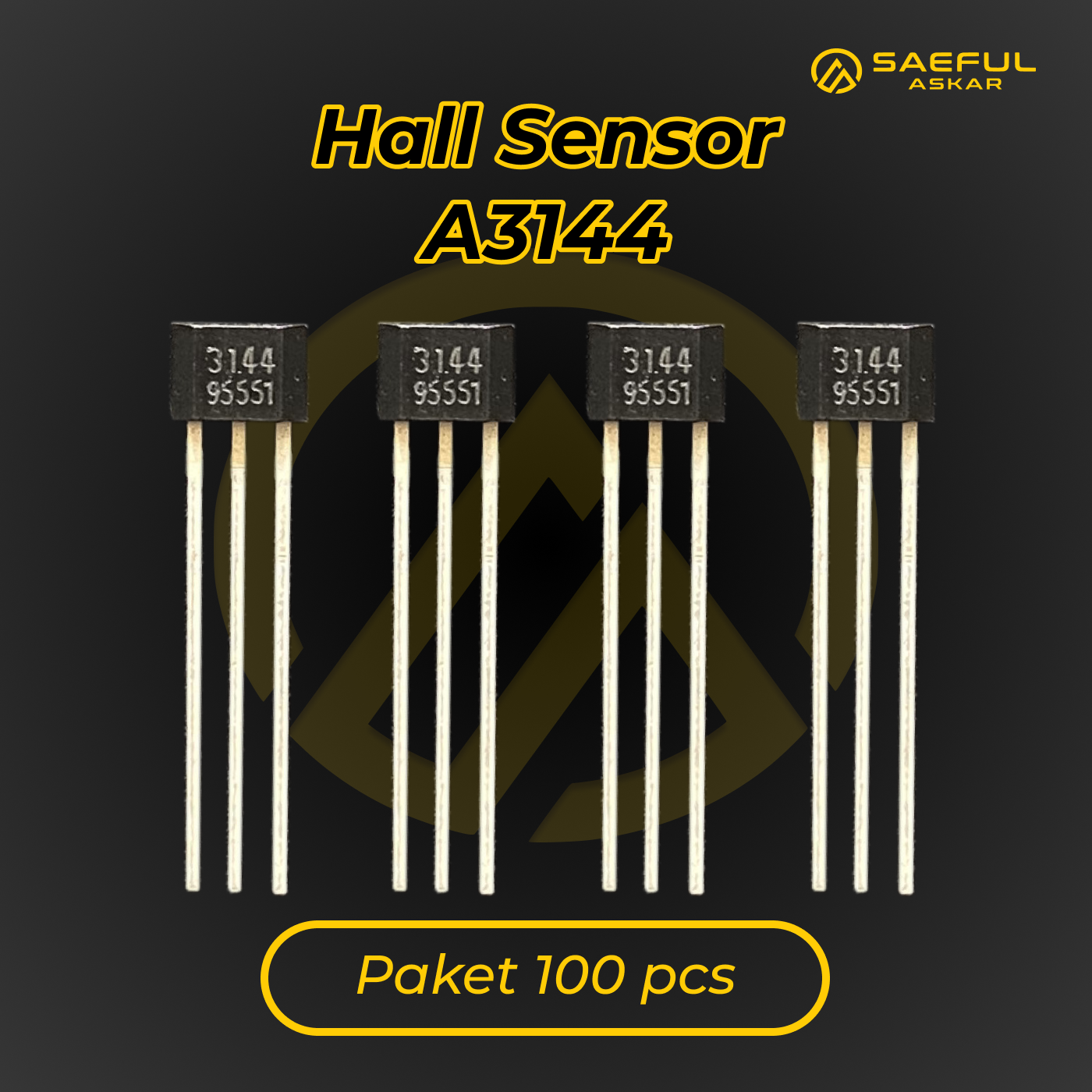 [Dus] Transistor A3144 - 100pcs