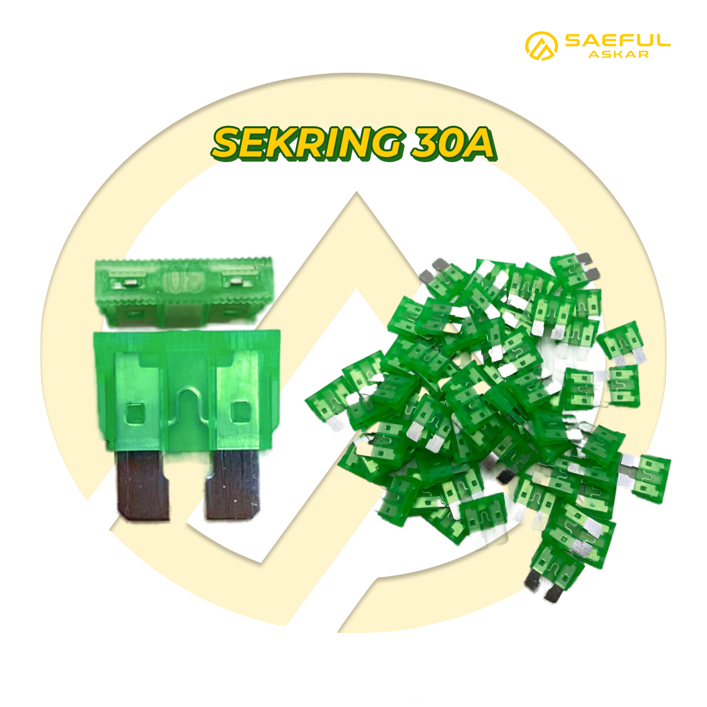 [Dus] Sekring 30A - 100pcs