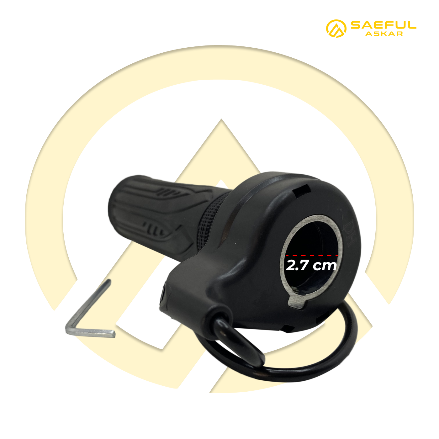 [Dus] Grip Gas Sebelah Kanan Polos - 10pcs