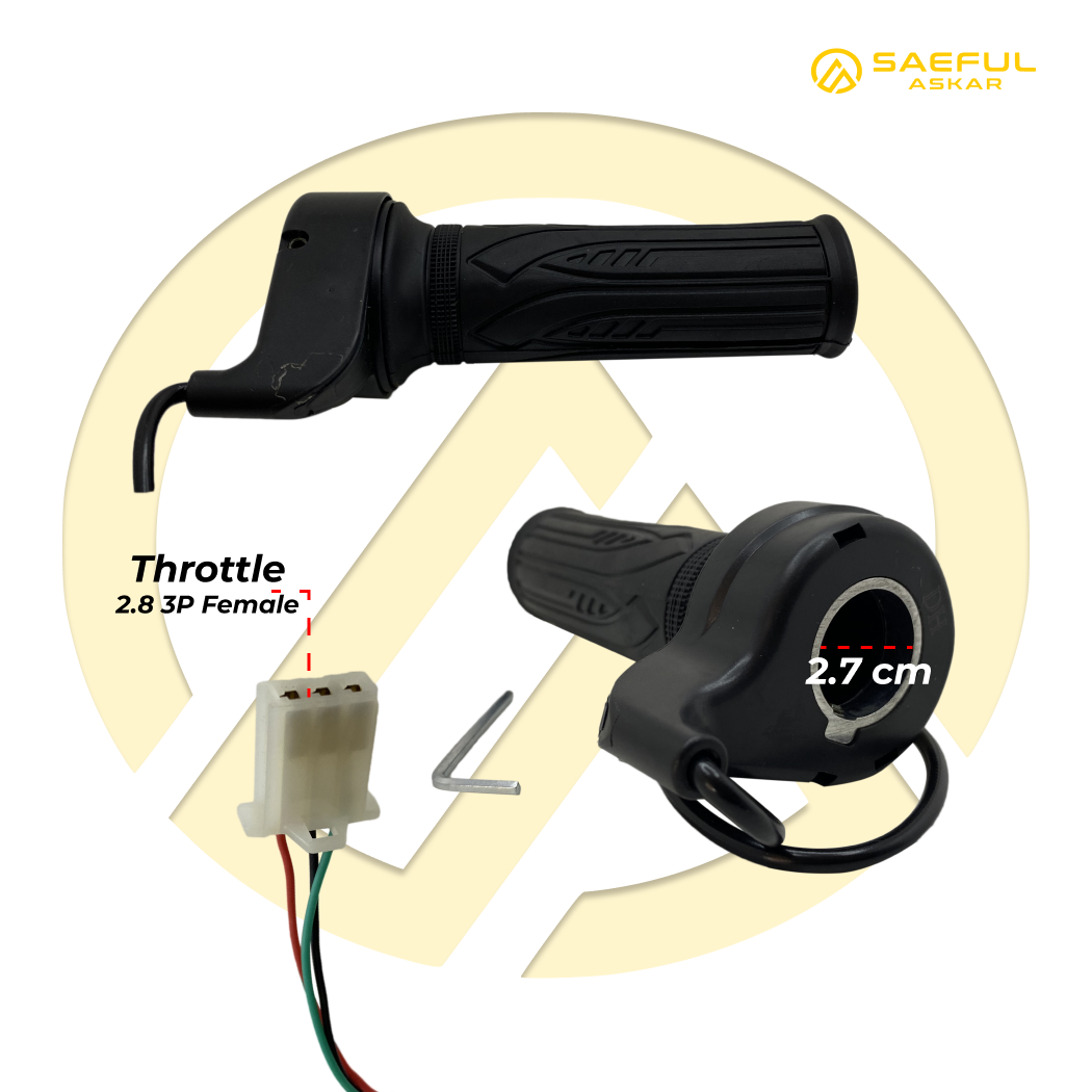 [Dus] Grip Gas Sebelah Kanan Polos - 10pcs