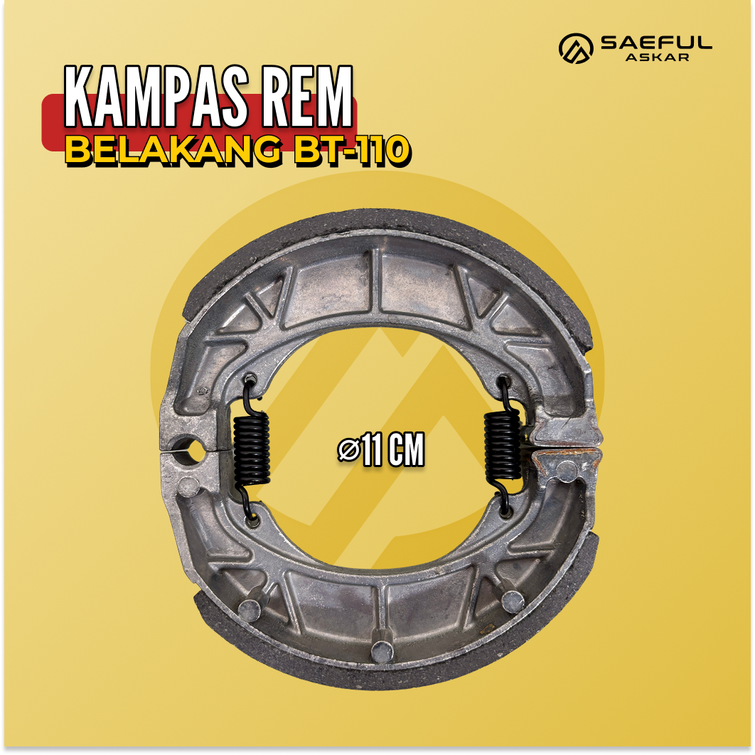 Kampas Rem Belakang BT-110/CG125 STD