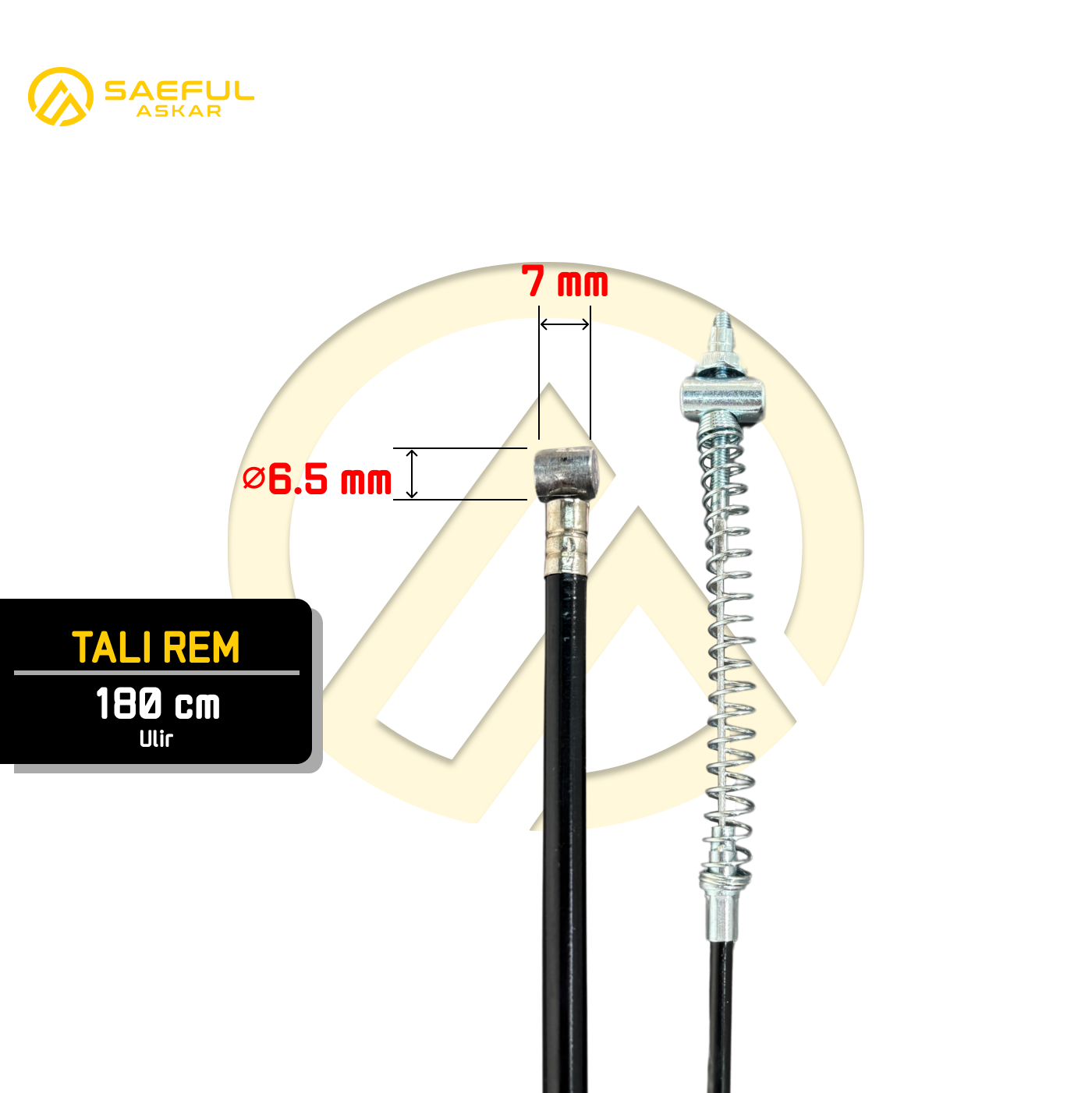 [Dus] 180cm Tali Rem KK - 10pcs