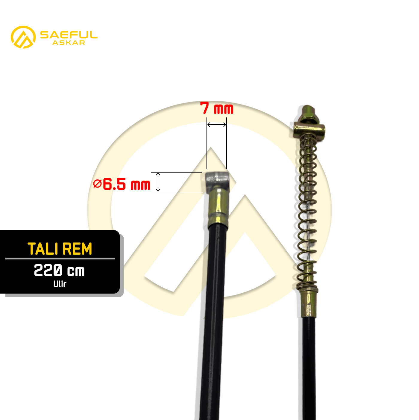 [Dus] 220cm Tali Rem KK - 110