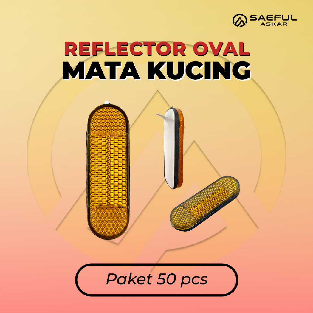 [Dus] Mata Kucing Reflector - 50Pcs