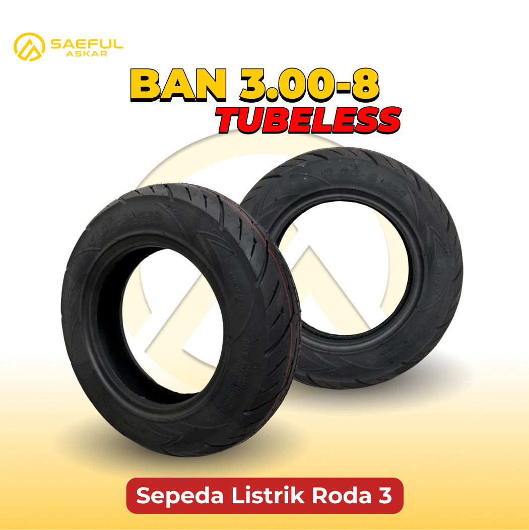 [Dus] Ban Luar Tubeless Ring 8 Premium - 10pcs