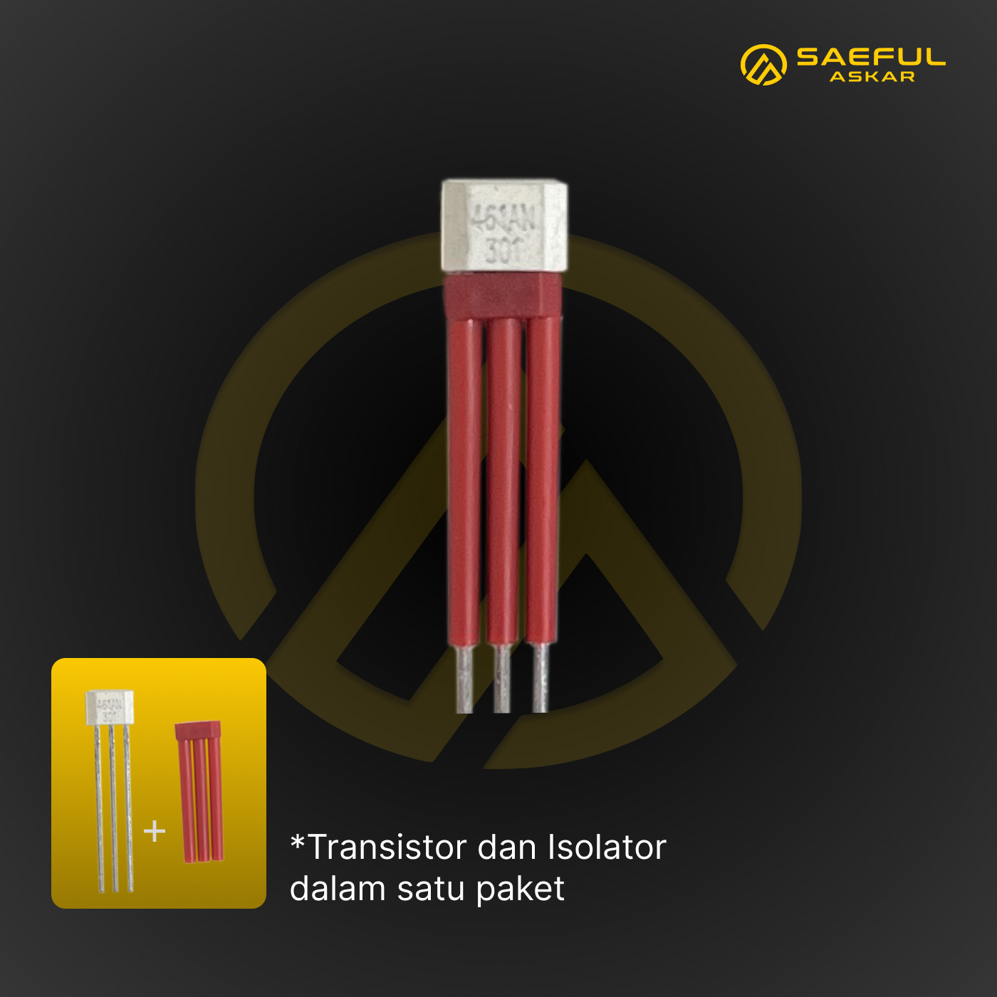 Transistor 461AN + Isolator
