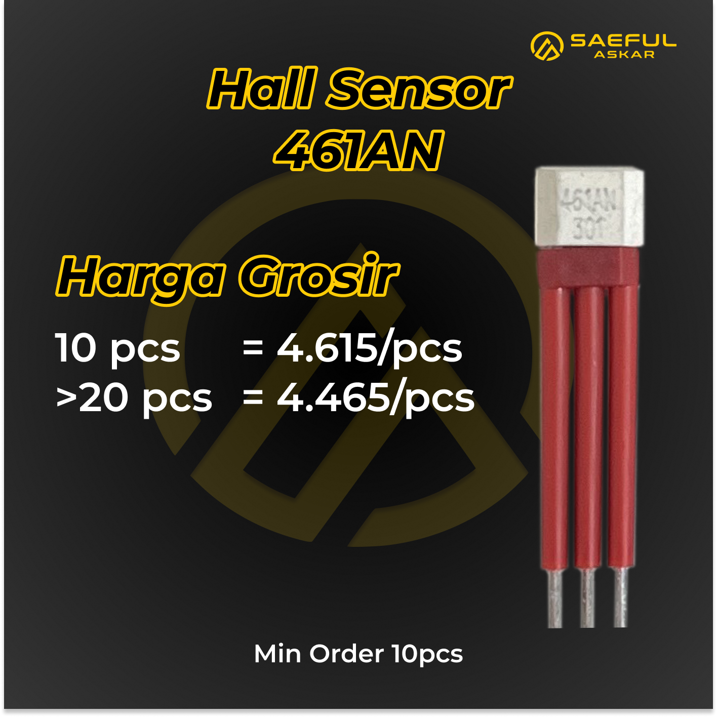 Transistor 461AN + Isolator