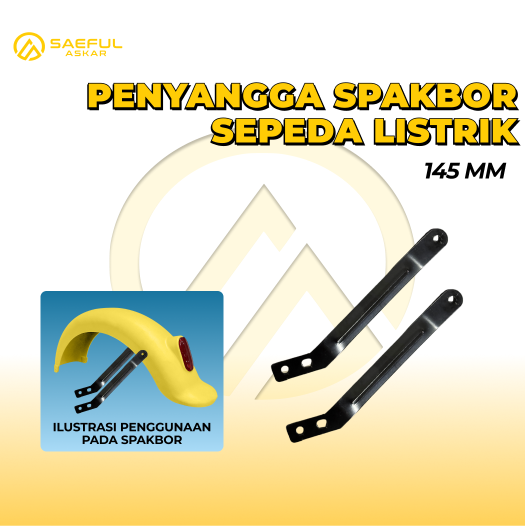 Penyangga Spakbor Plastik belakang 145mm