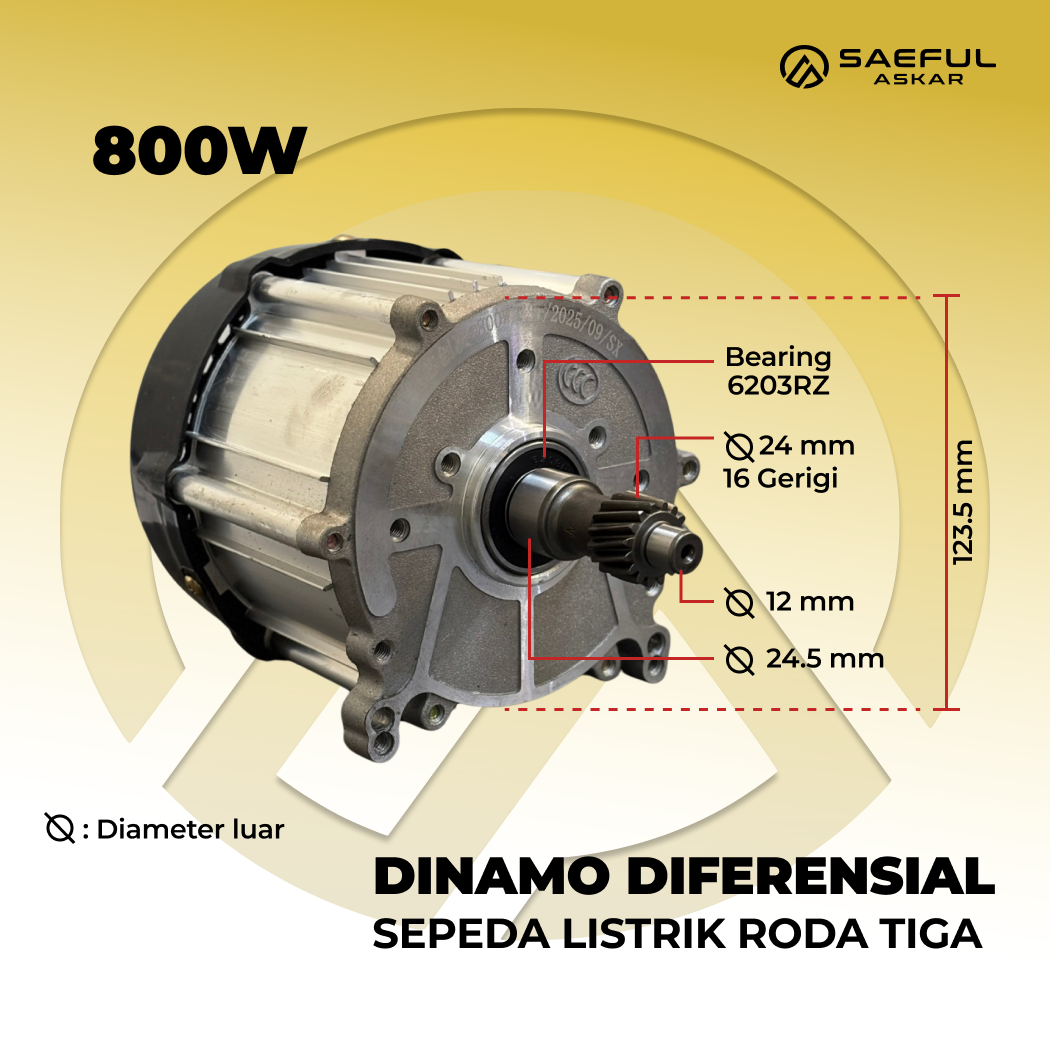 Dinamo BLDC Diferensial