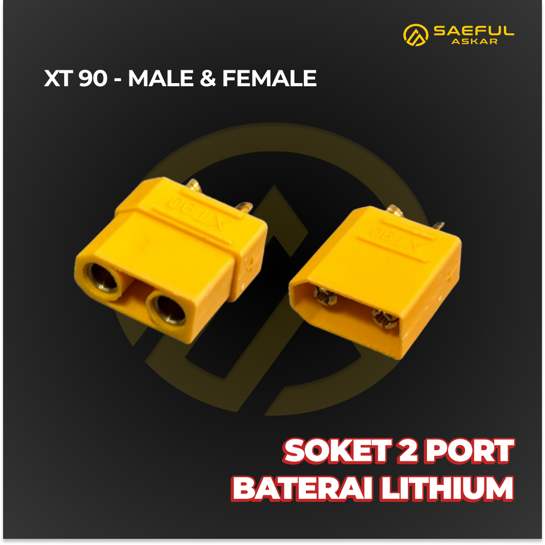 [B] Set Socket Baterai XT30 XT60 XT90 Male Female