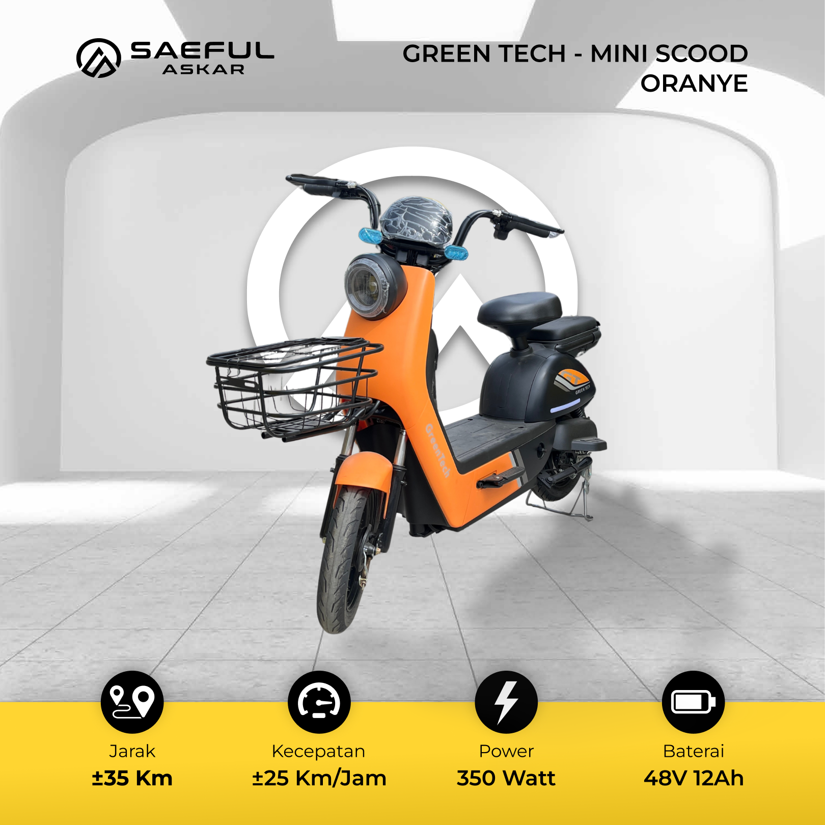 Green Tech Mini Scood - SLA