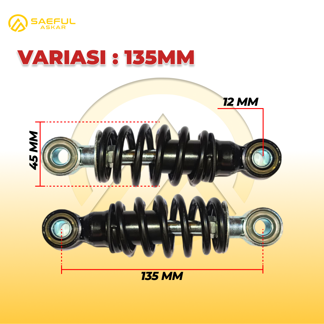 Shock Breaker Belakang Sepeda Listrik