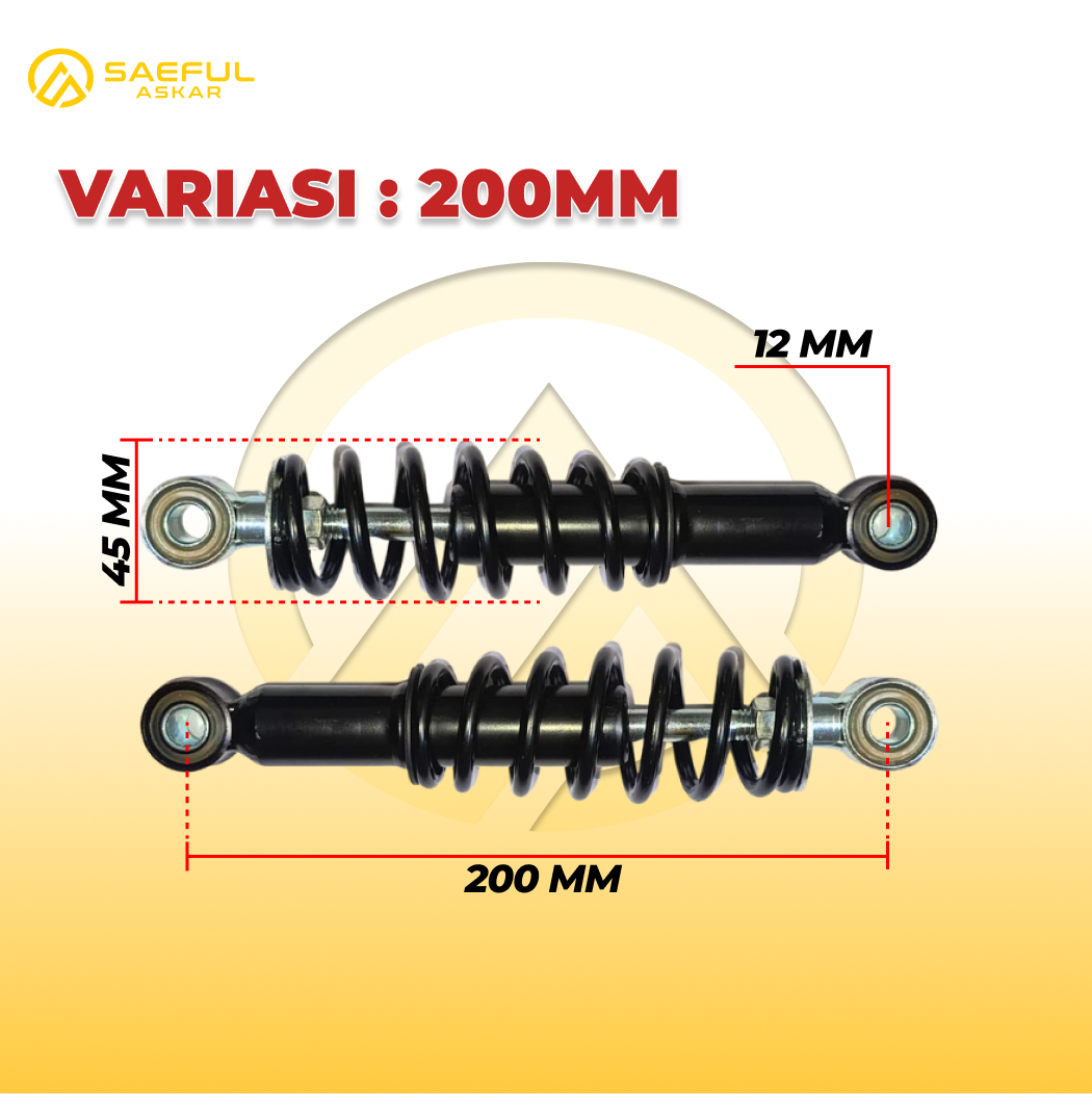 Shock Breaker Belakang Sepeda Listrik