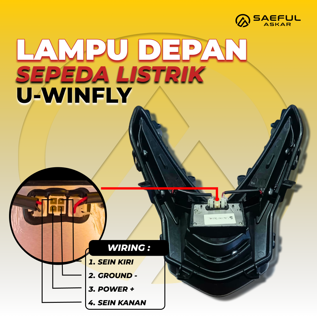 Lampu Depan dan Belakang Uwinfly