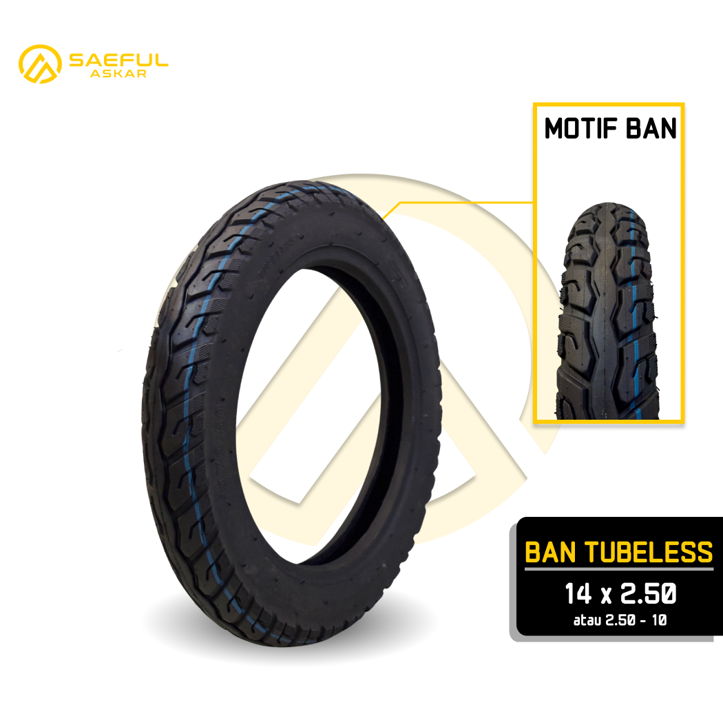 Ban Luar Tubeless Ring 10/14