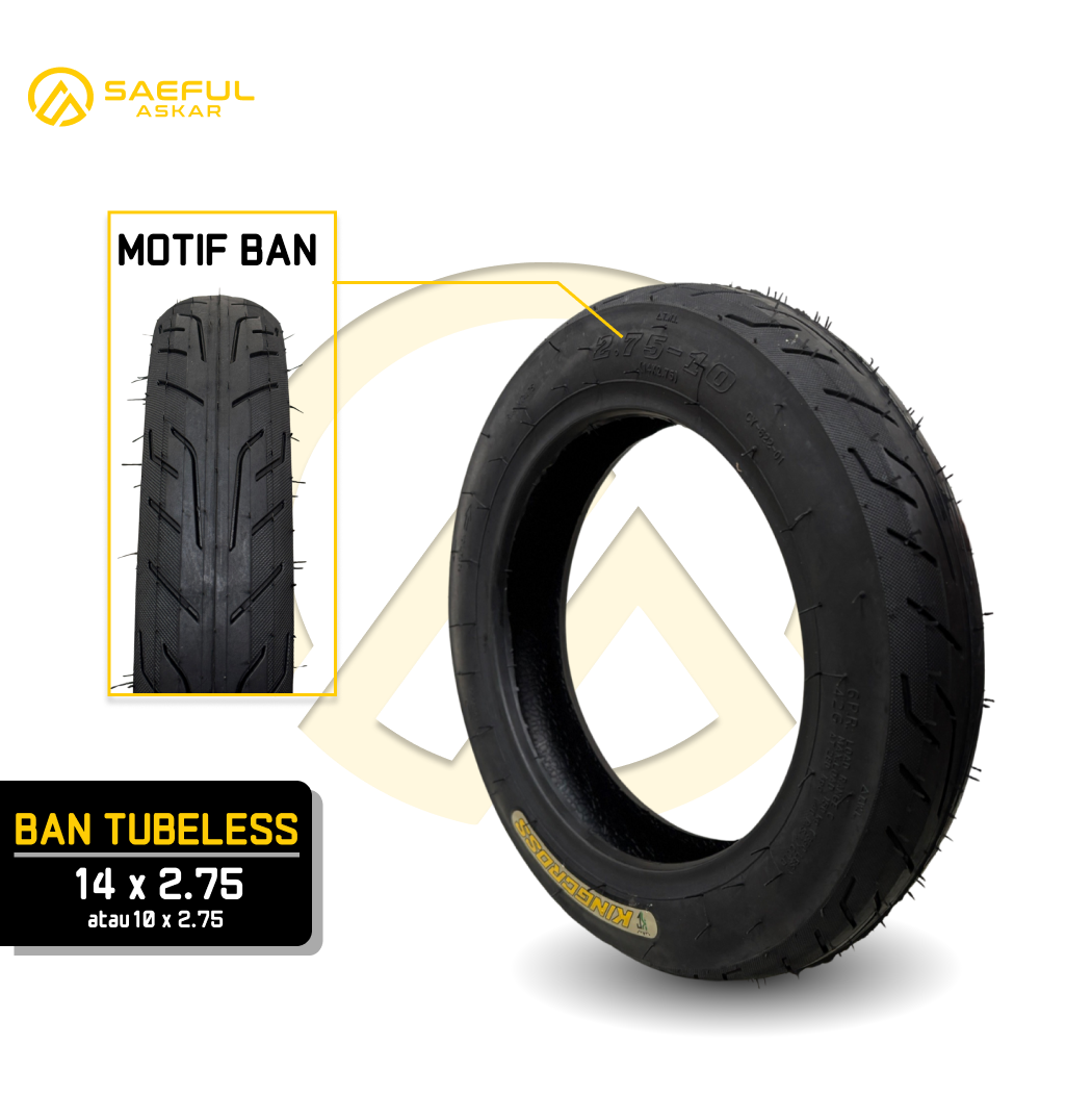 Ban Luar Tubeless Ring 10/14