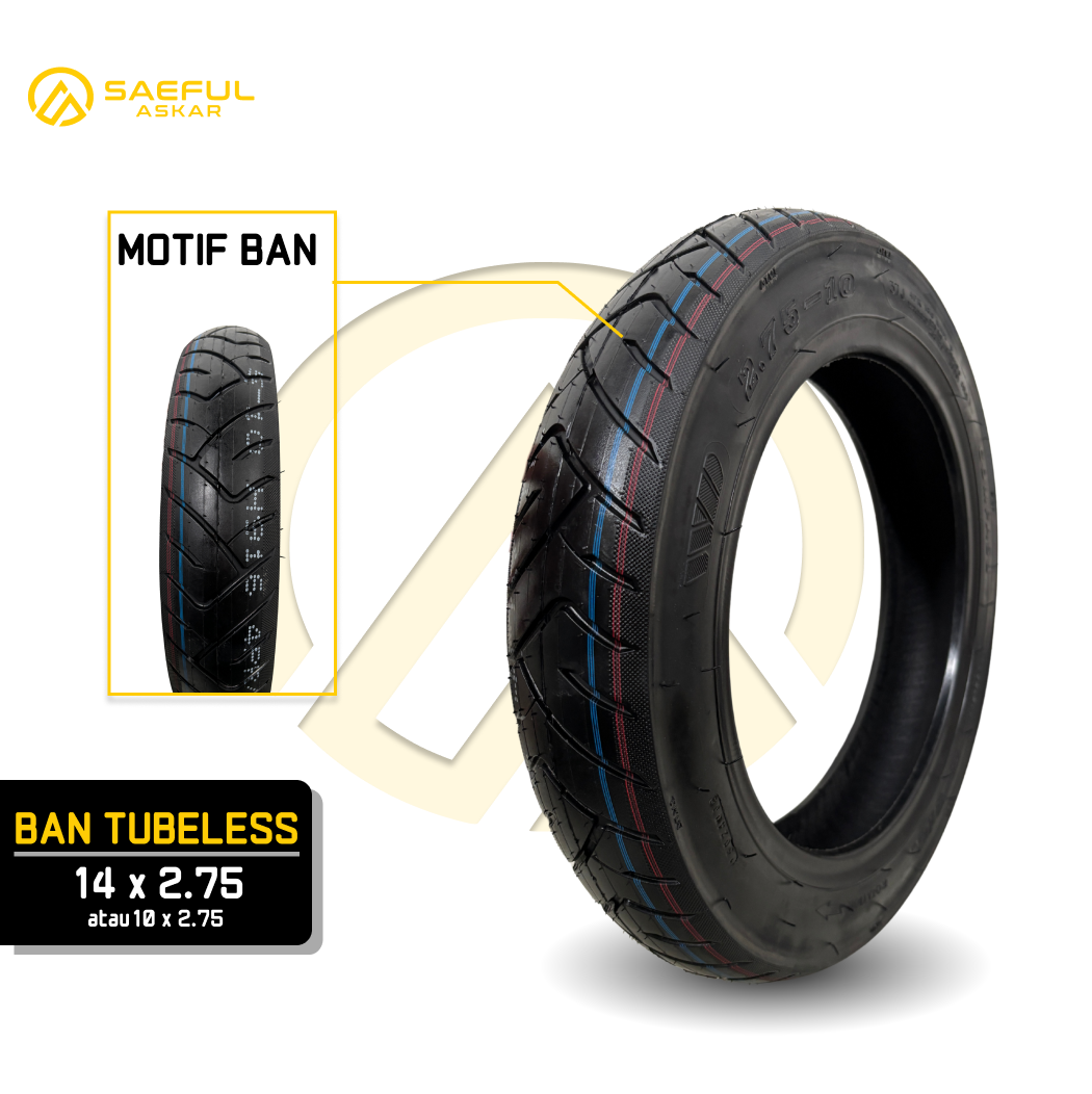 Ban Luar Tubeless Ring 10/14