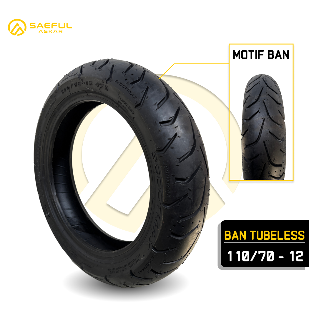 Ban Luar Tubeless Ring 12
