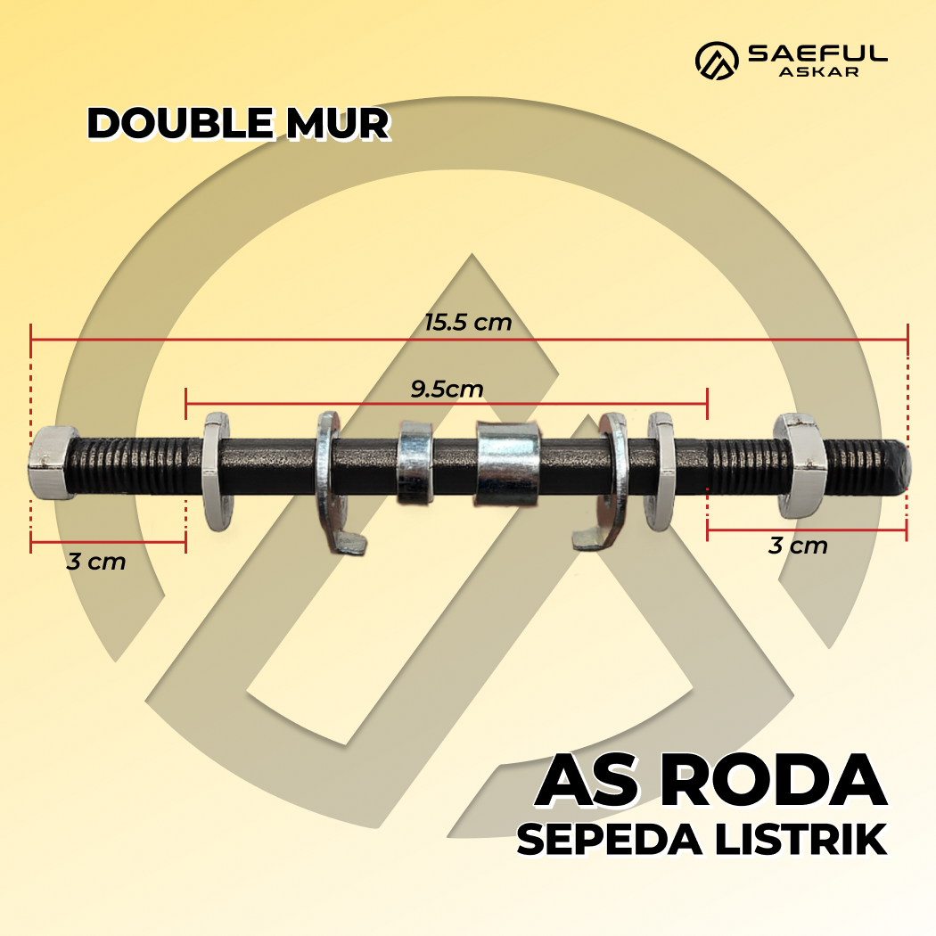 As Roda Depan Sepeda Listrik