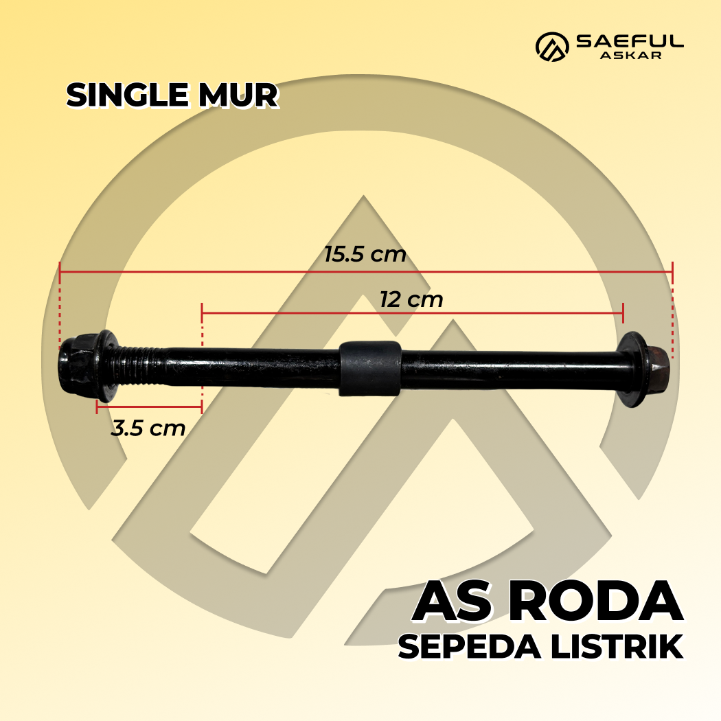 As Roda Depan Sepeda Listrik