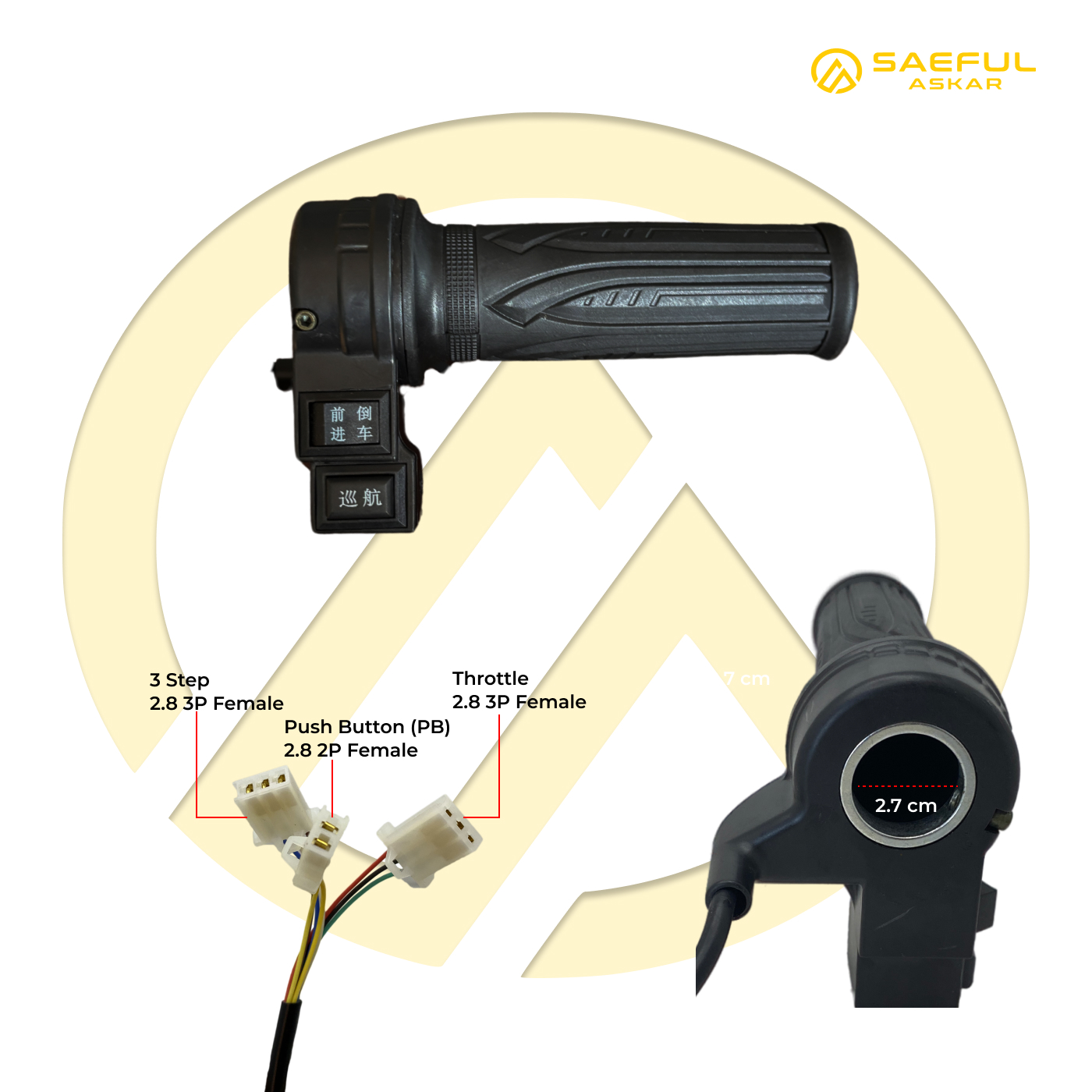 Grip Gas Sebelah