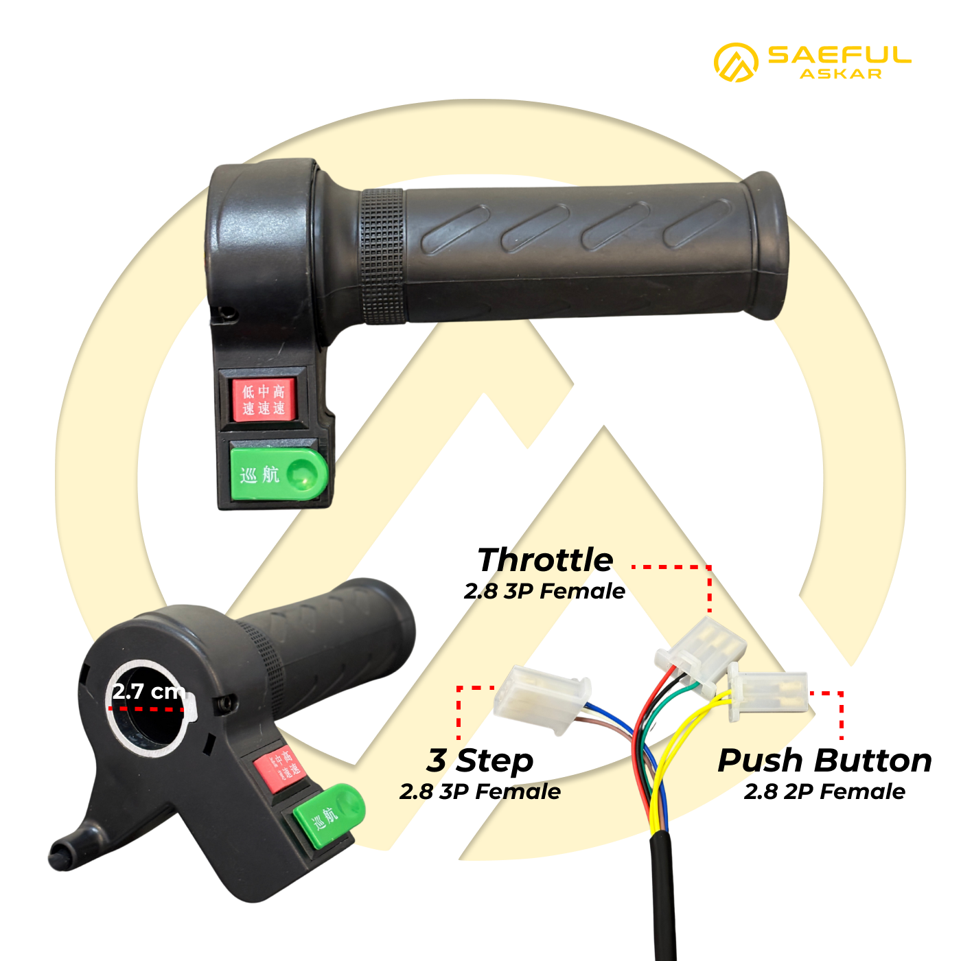 Grip Gas Sebelah