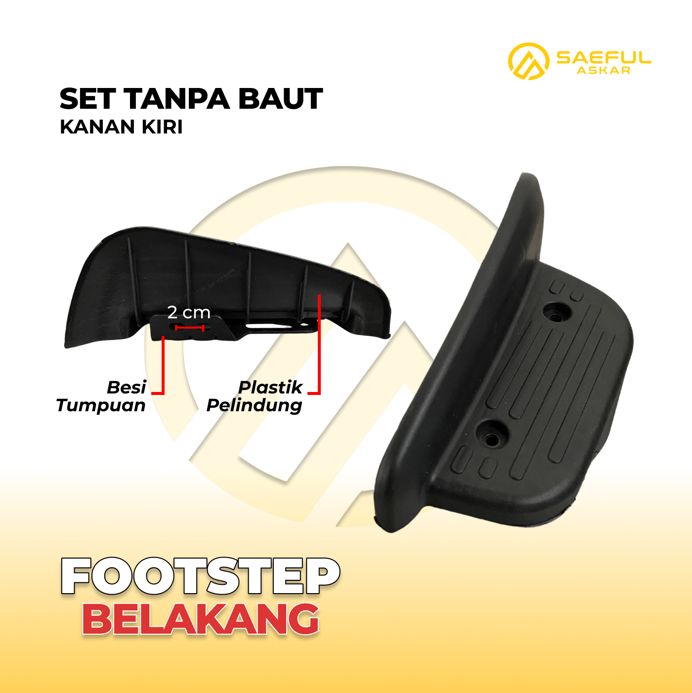 Foot Step Belakang Cover