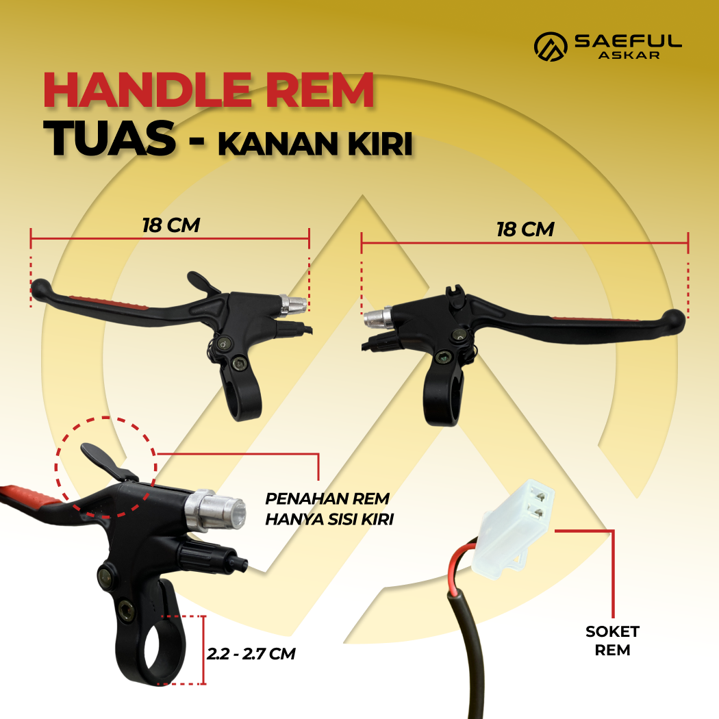 Handle Rem Penahan Parkir Brake Lever