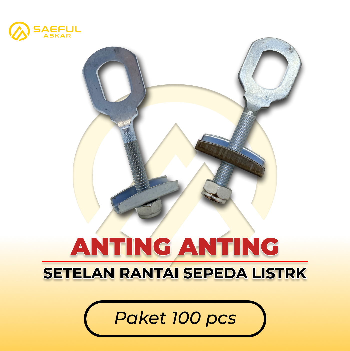 [Dus] Anting Setelan Rantai - 100pcs