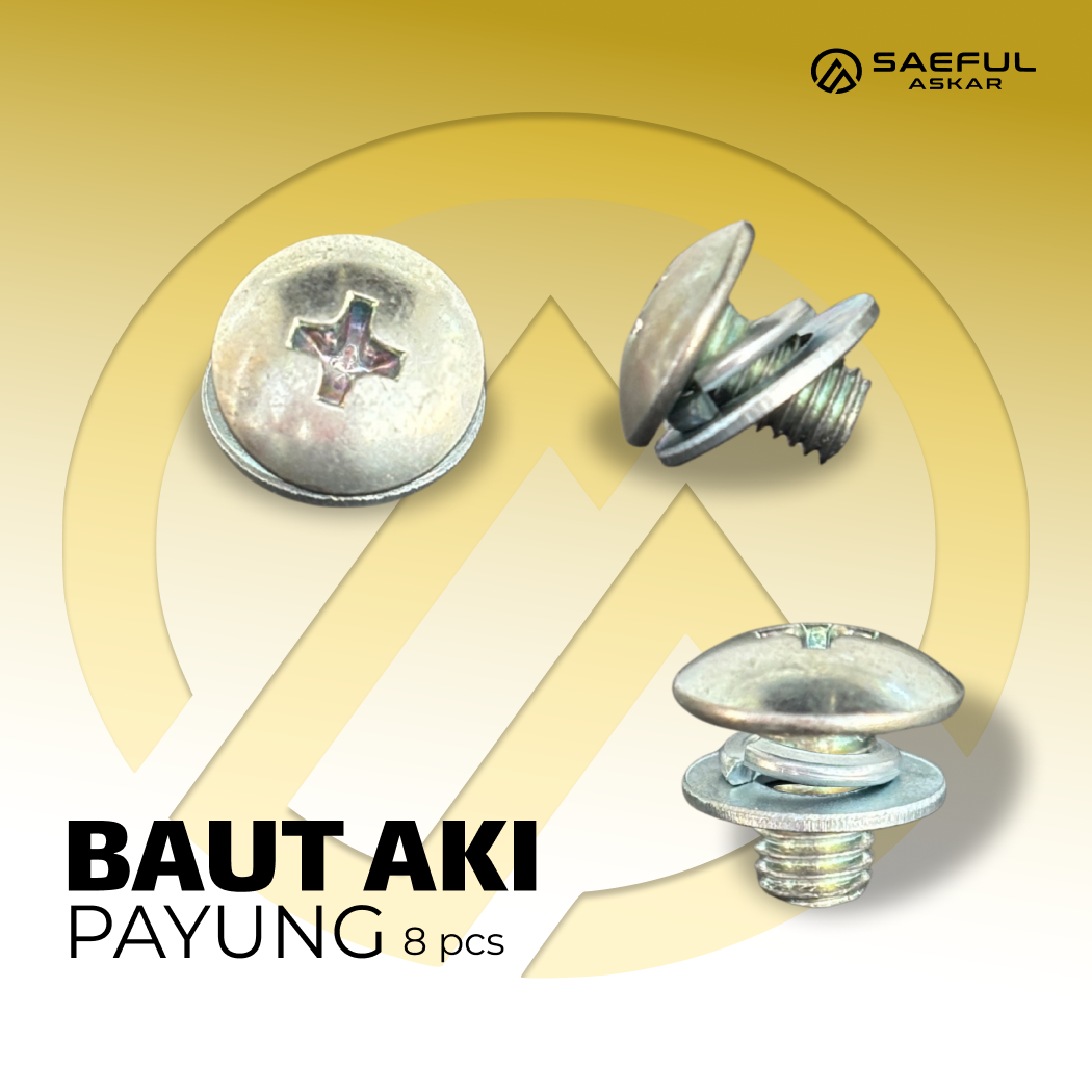 Baut Aki - Bundle 8 pcs