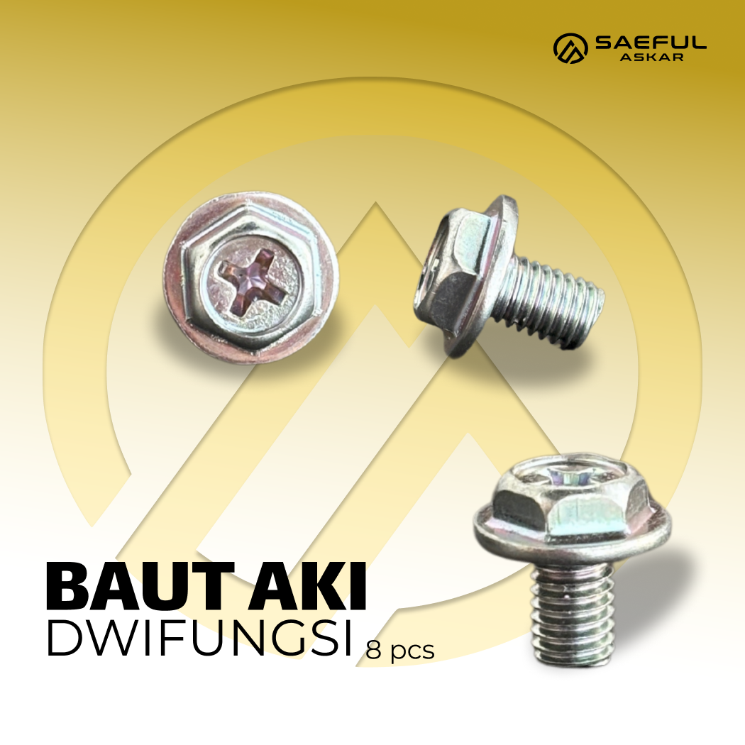 Baut Aki - Bundle 8 pcs