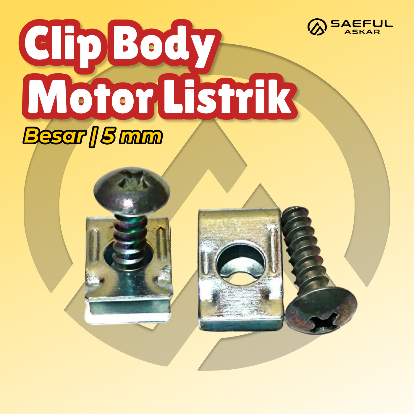 Baut Clip Sekrup Body Motor dan Sepeda listrik