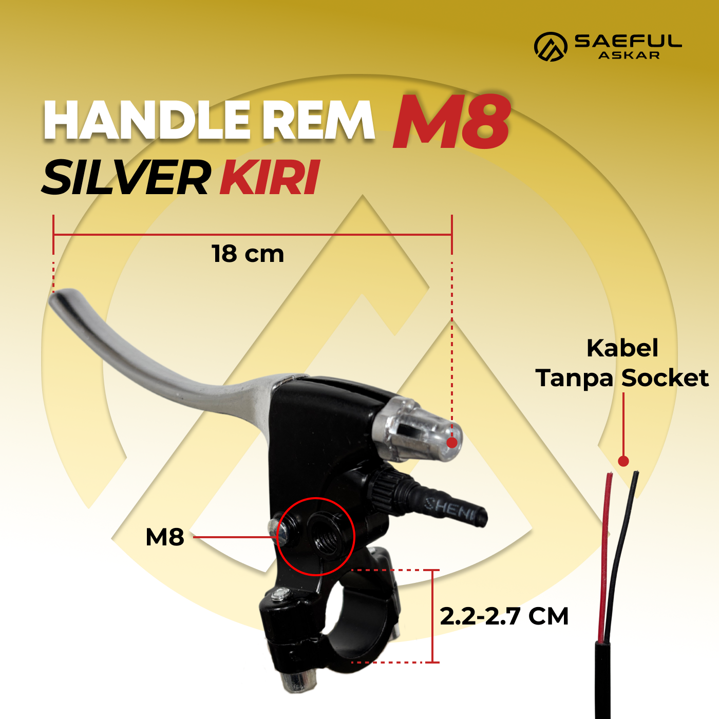Handle Rem Sebelah TS