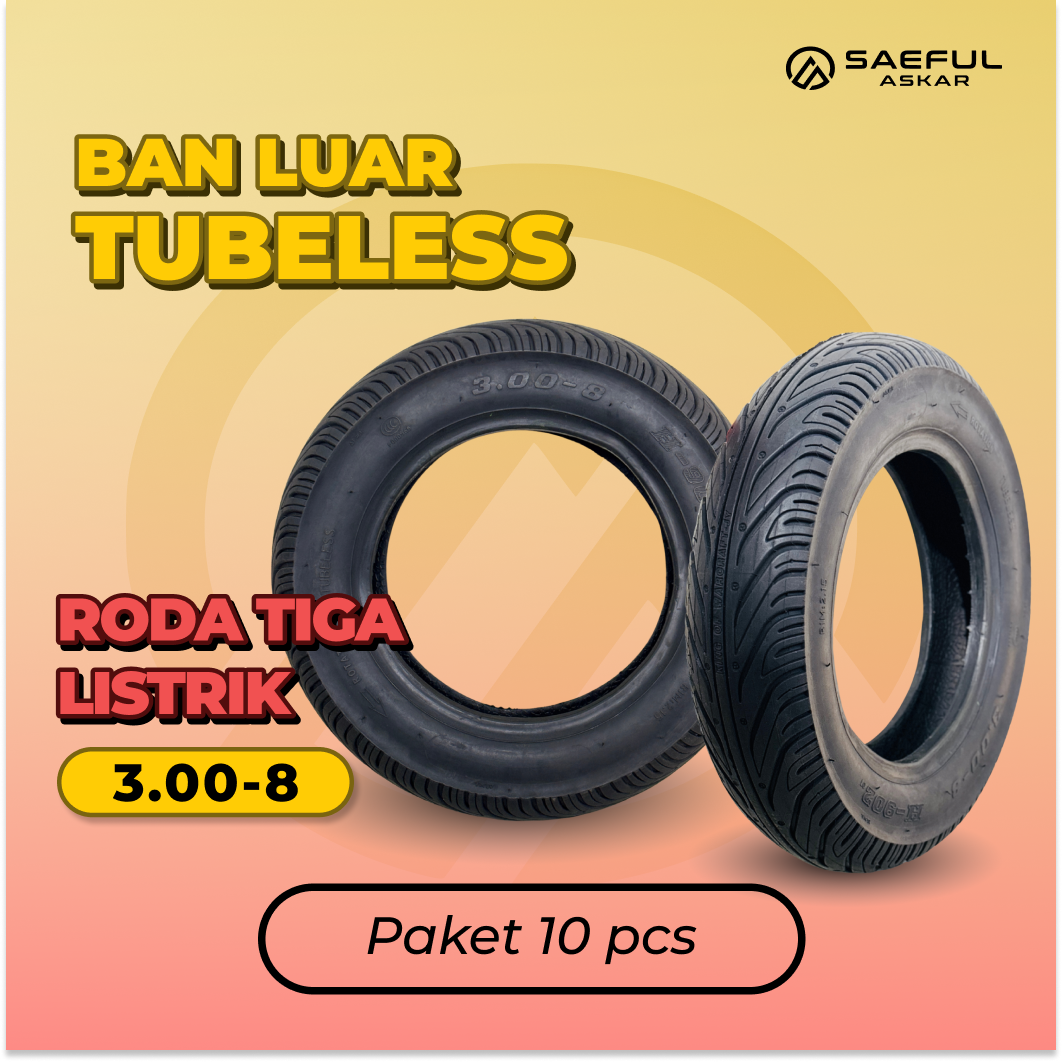[Dus] Ban Luar Tubeless Ring 8 - 10pcs