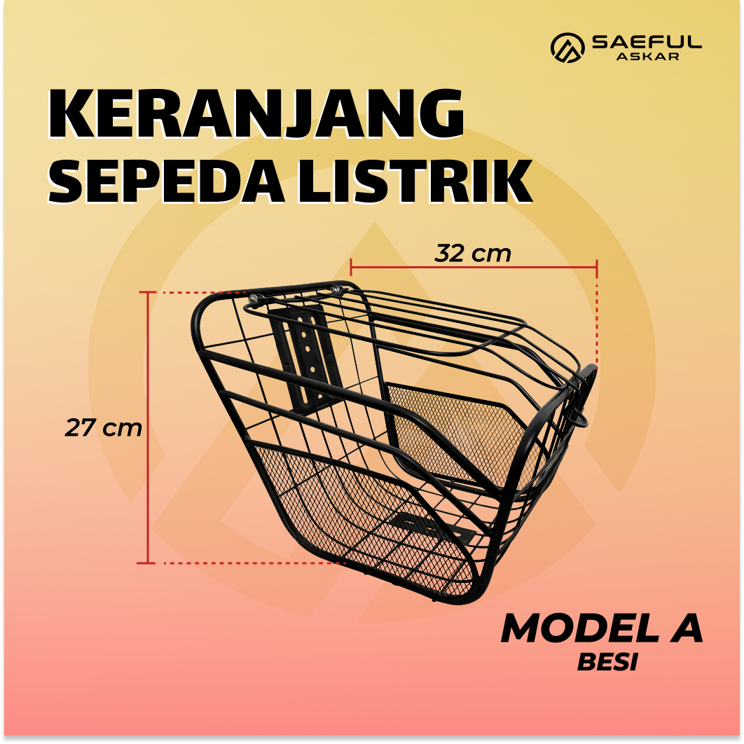 [Dus] Keranjang Depan Plastik - 10pcs
