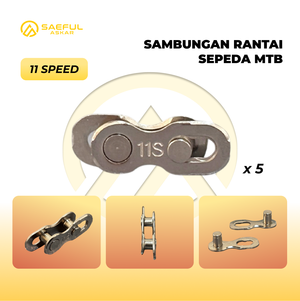 [Dus] Sambungan Rantai MTB - 5pcs