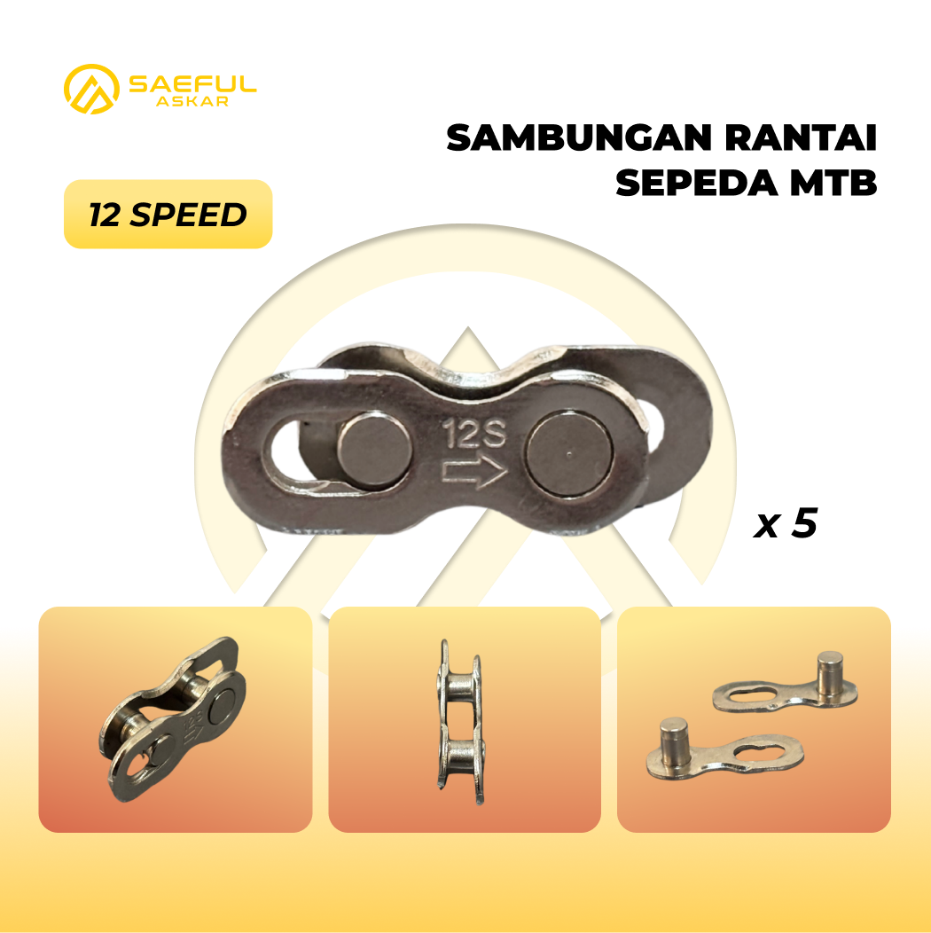 [Dus] Sambungan Rantai MTB - 5pcs