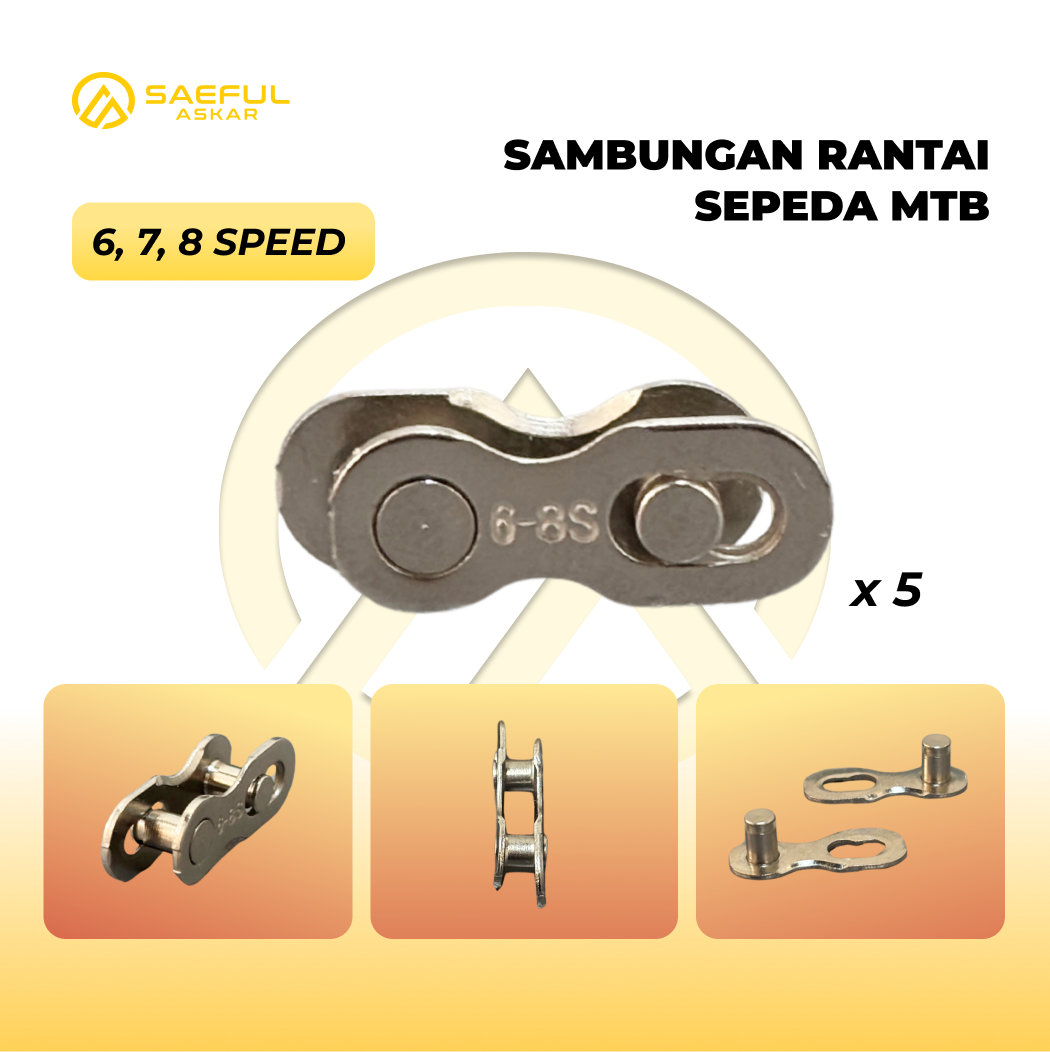 [Dus] Sambungan Rantai MTB - 5pcs