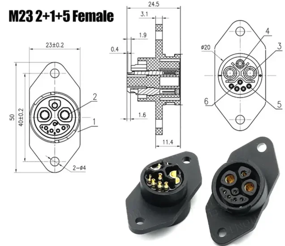 Socket M23