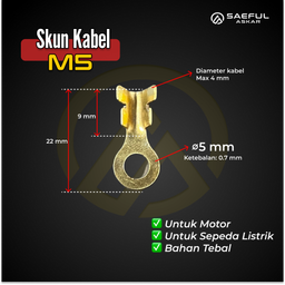 [Dus] Skun Bulat M5 - 100pcs