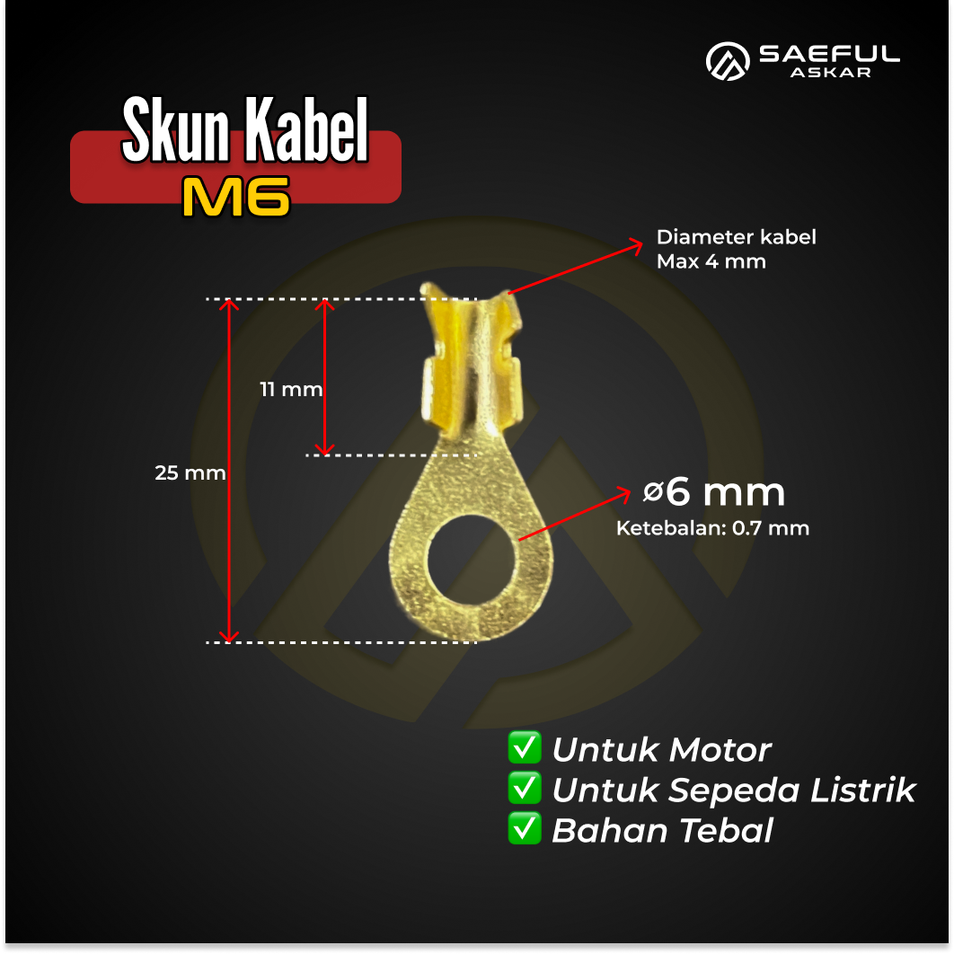 [Dus] Skun Bulat M5 - 100pcs