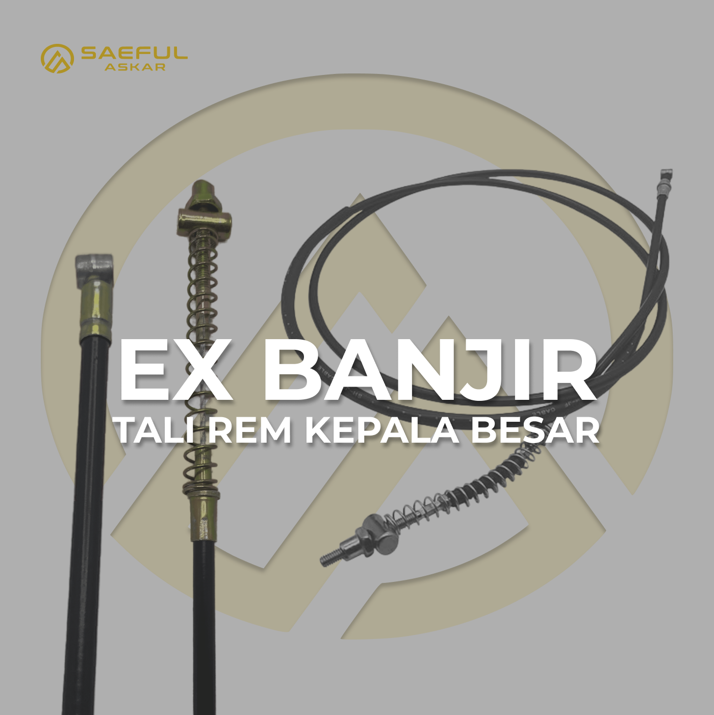 [Banjir] Tali Rem Ulir 250 cm Besar Korban Banjir
