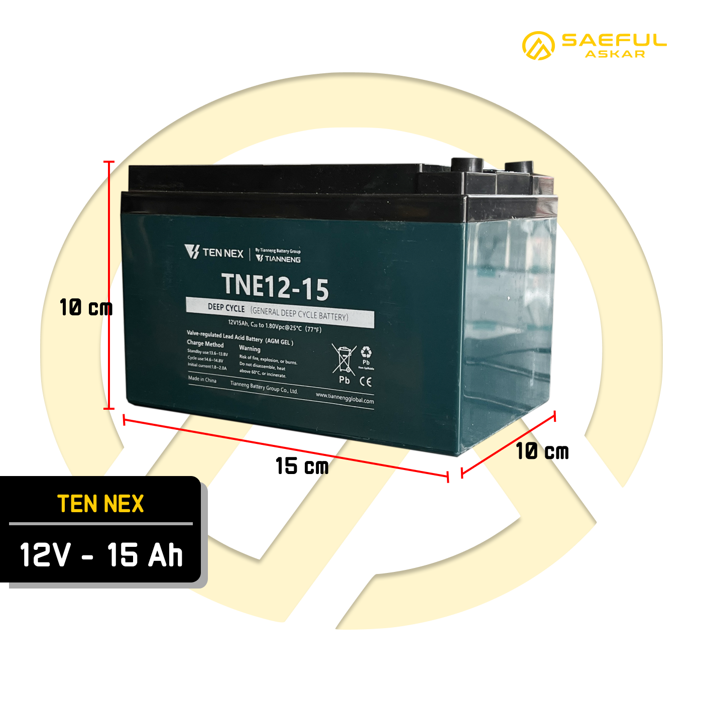SLA Tianneng 12V