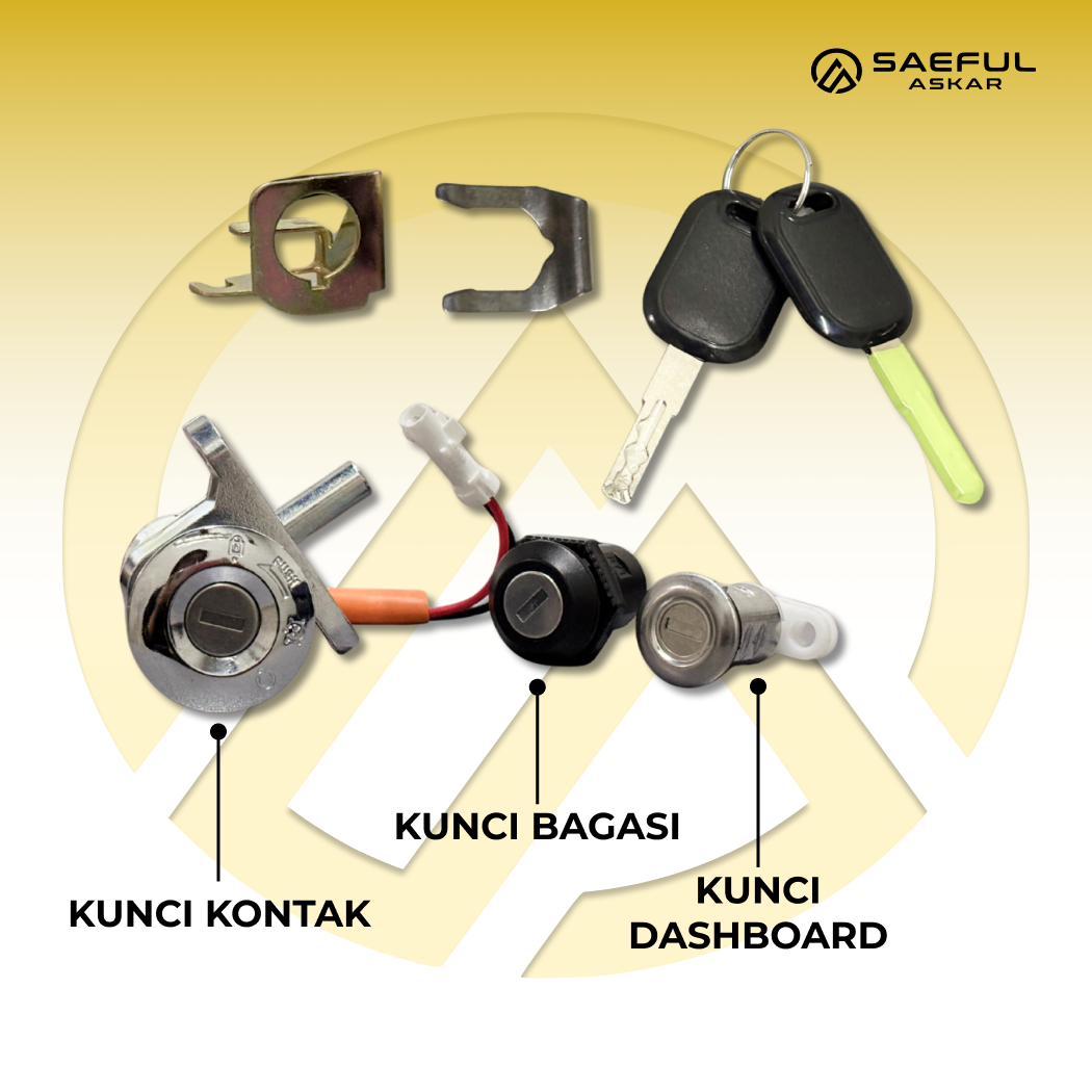Kunci Kontak Set Dashboard Bagasi Greentech VP