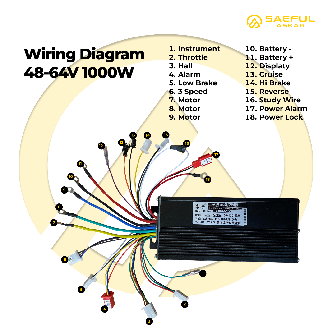 1000W SINUS Controller BLDC
