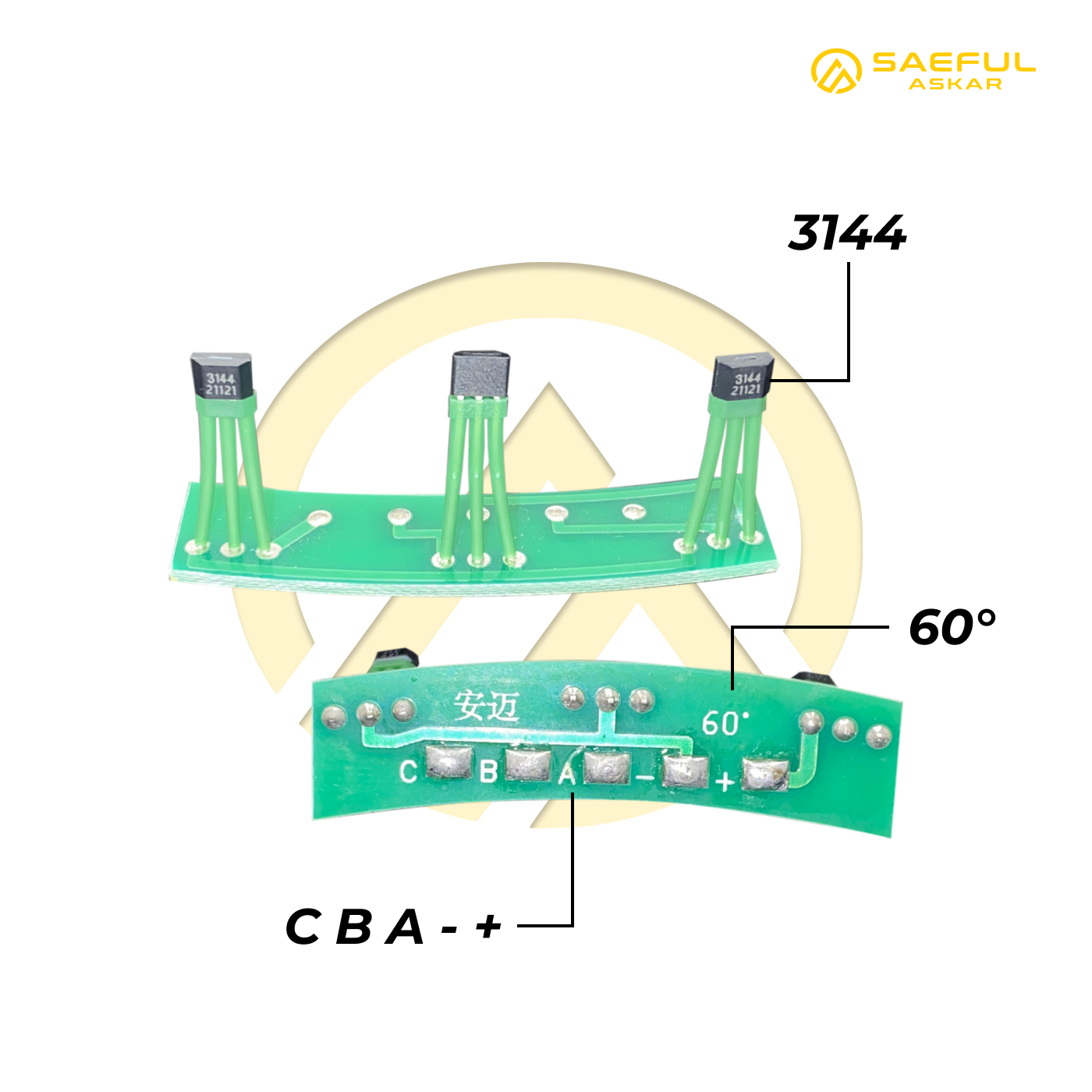 PCB 3144 60°