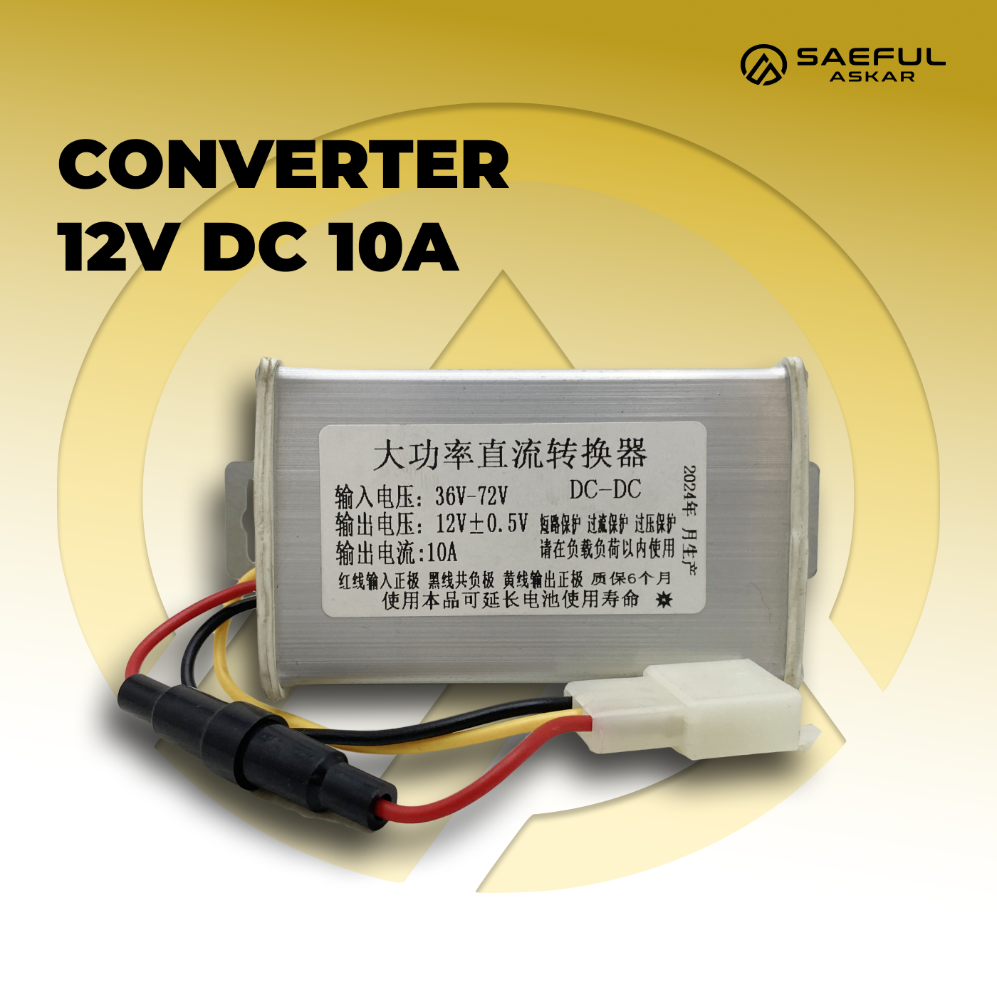 Converter Reducer DC 12V
