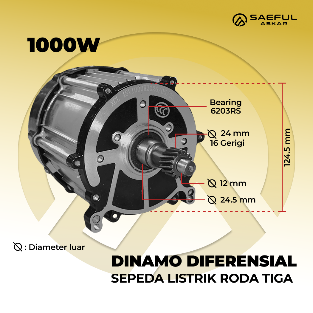 Dinamo BLDC Diferensial