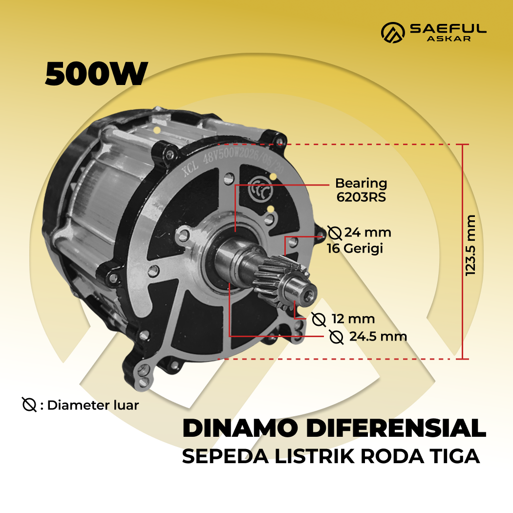 Dinamo BLDC Diferensial