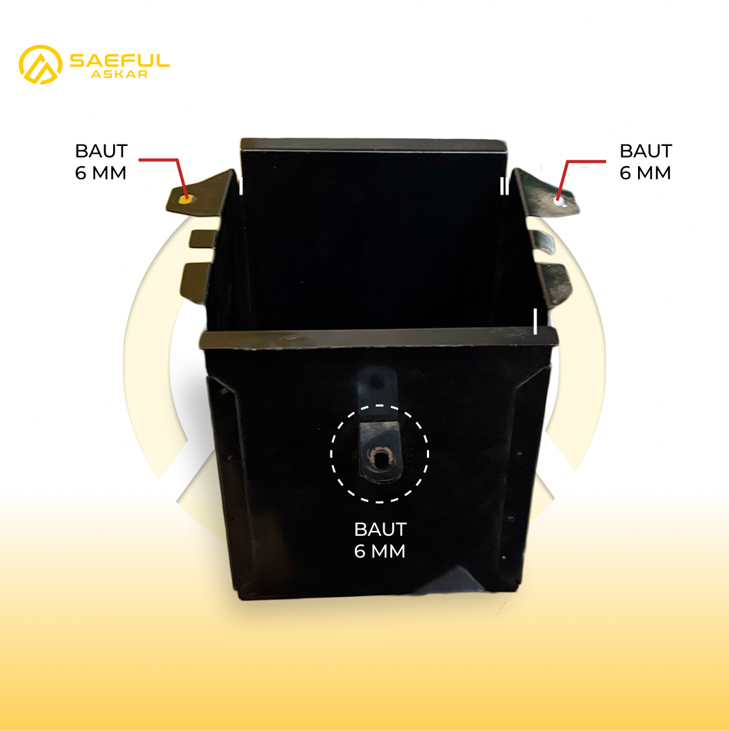 Box Besi Baterai 60V atau 72V